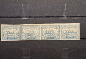 Suezkanaal 1860 - Egypte Suez Canal Mi 3 privé uitgave -, Gestempeld