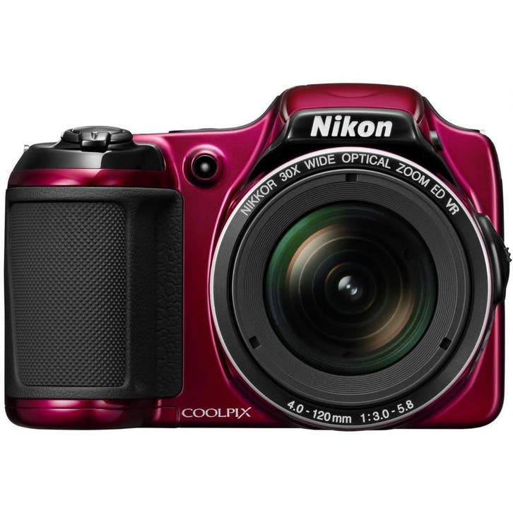 Nikon Coolpix L820 Digitale Bridge Camera - Rood, Audio, Tv en Foto, Fotocamera's Digitaal, Zo goed als nieuw, Verzenden