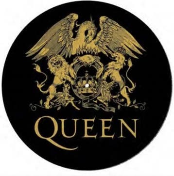 Queen - Logo - Platenspeler Slipmat officiële merchandise, Ophalen of Verzenden, Nieuw, Gebruiksvoorwerp