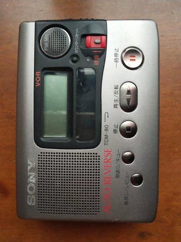 Sony - TCM-80 Draagbare cassettespeler, Nieuw
