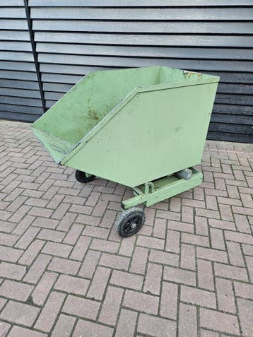 Kiepbak kantelbak spanenbak heftruck 400 liter, Voorzetapparatuur