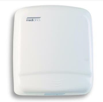 Mediclinics Handdroger Wit Staal Optima M99A - 1640W, Verzenden