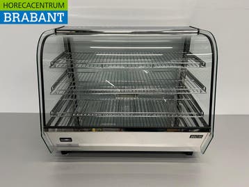HCB RVS Luxe warmhoudvitrine 160 liter 86 cm 230V Horeca, Ophalen of Verzenden, Nieuw in verpakking