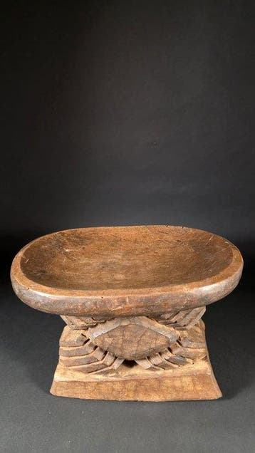 houten kruk - Bamileke - Kameroen (Zonder minimumprijs)