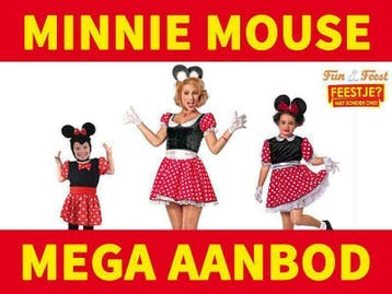 Minnie Mouse pak - Mega aanbod Minnie Mouse jurken, Ophalen of Verzenden, Nieuw, Carnaval, Kleding