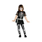 Skelet juwelen meisjes kostuum - Halloween kleding overig, Ophalen of Verzenden, Nieuw