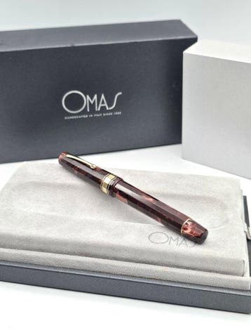 Omas - OMAS 1991 Paragon Extra Scarlet Red Celluloid, Nieuw