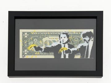 WhyCreationz (XX-XXI) - Banksy Series: Pulp Fiction, Antiek en Kunst
