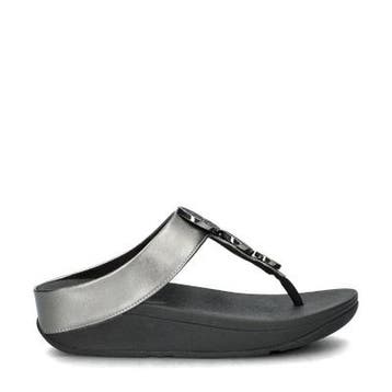 Fitflop Halo Bead-Circle slippers voor dames in het Grijs, Slippers, Verzenden, Nieuw, Fitflop