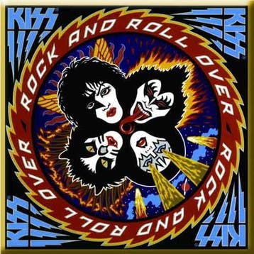 KISS - Rock And Roll Over - magneet officiële merchandise, Ophalen of Verzenden, Nieuw, Gebruiksvoorwerp