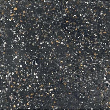 Sphinx Terrazzo Vloertegel - 75x75 cm - Mat Zwart, Ophalen of Verzenden, Nieuw