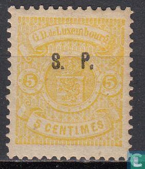 Luxemburg - Staatswapenschild - 1881, Verzenden, Postfris