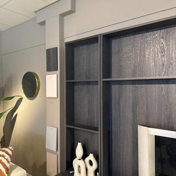 Wandkast Arinta - Melamine Eiken - IN.HOUSE, Huis en Inrichting, Kasten | Wandmeubels, Ophalen of Verzenden, Nieuw, Eikenhout