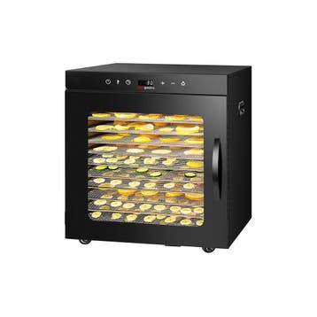 GGM Gastro | Voedseldroger - met 10 lades - zwart - 800W |, Verzenden