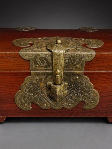 Doos - Hout, lak - Bruidskist