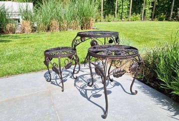 Set bijzettafels (3) - IJzer