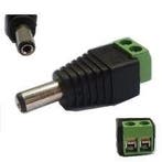 Male DC connector 5.5 x 2.1mm - mannelijk -> schroefaansluit, Ophalen of Verzenden, Nieuw