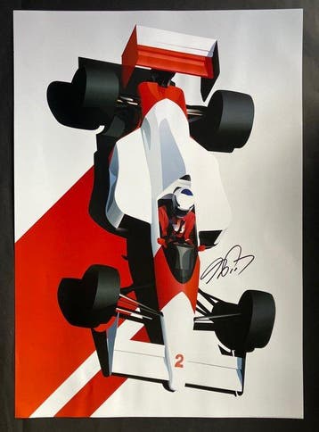 Mclaren - Alain Prost - 1989 - Print, Nieuw