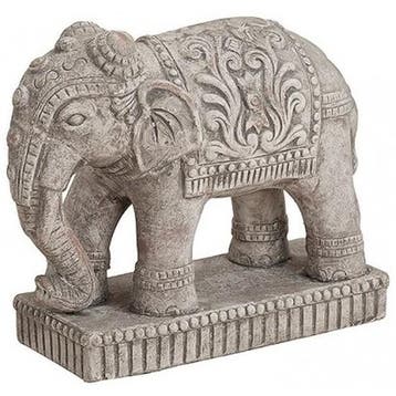 Olifant dieren beeldje grijs 27 cm woondecoratie - Beeldjes, Ophalen of Verzenden, Nieuw