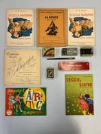 Various - Lotto libri scolastici illustrati vintage anni