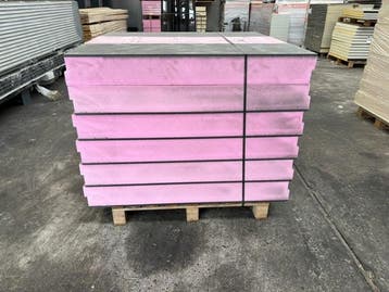 Kantplank | 12mm antraciet | 140mm XPS | 400×1250 mm | 18st., Nieuw, 12 cm of meer