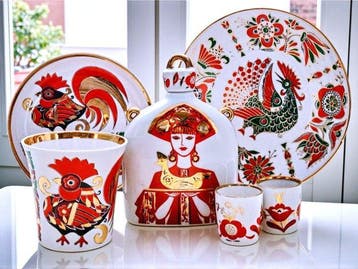 Lomonosov Imperial Porcelain Factory - Ontbijtservies (6) -