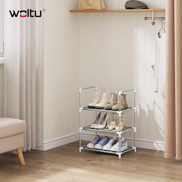 2dekans | Woltu Schoenenrek 3-laags - Compacte -, Huis en Inrichting, Woonaccessoires | Kapstokken, Ophalen of Verzenden, Zo goed als nieuw