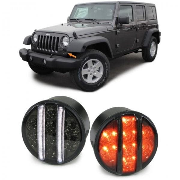 Knipperlichten JEEP Wrangler JK TJ LJ (2007-2017) FULL LED, Auto-onderdelen, Overige Auto-onderdelen, Ophalen of Verzenden
