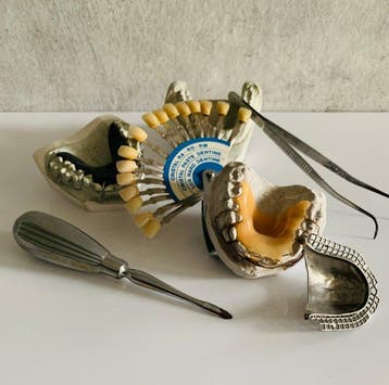 tandheelkundige instrumenten Tand - Konvolut verschiedener, Antiek en Kunst