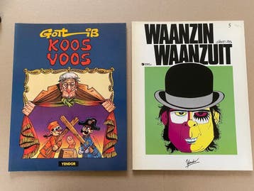 2X Gotlib - Absurdistische Humor Koos Voos Waanzin Waanzuit, Meerdere stripboeken, Verzenden, Nieuw