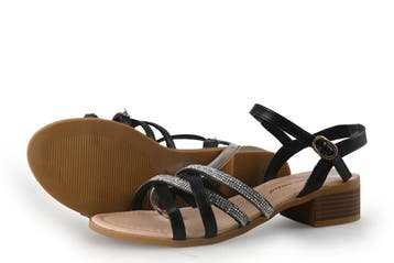 Claudia Ghizzani Sandalen in maat 38 Zwart, Claudia Ghizzani, Verzenden, Zwart, Sandalen of Muiltjes