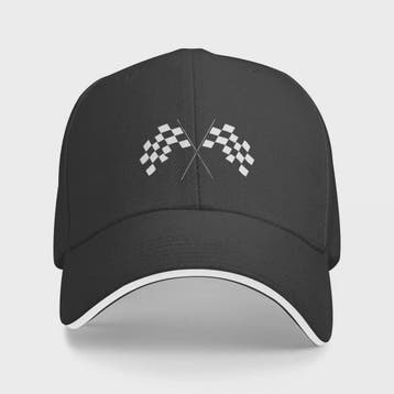 Baseball Cap Heren - F1 Formule 1 Race Vlag Design - Verstel, Verzamelen, Verzenden, Nieuw