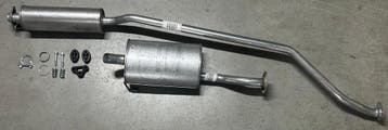 Complete uitlaat Middendemper + Einddemper Honda Civic 1.4,, Auto-onderdelen, Uitlaatsystemen, Verzenden, Nieuw