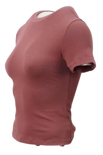 Organic Basics T-shirt in maat L Roze, Kleding | Dames, T-shirts, Organic Basics, Verzenden, Zo goed als nieuw, Overige kleuren