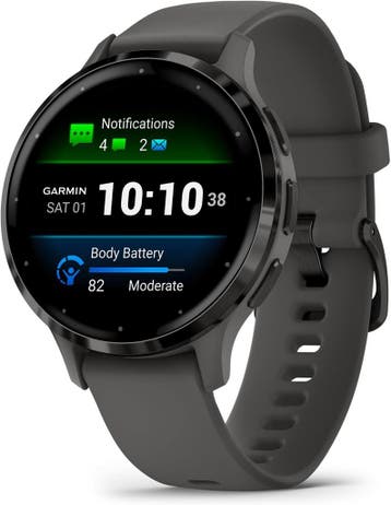 Garmin - Venu 3S - 41MM - Pebble Gray / Slate (Garmin Watch), Sieraden, Tassen en Uiterlijk, Verzenden, Nieuw