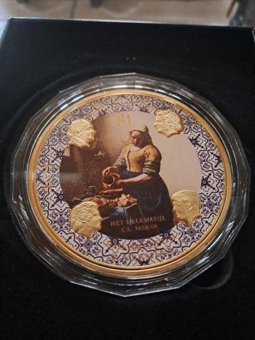 Nederland. Ponder 2023 Rijksmuseum Vermeer Het melkmeisje