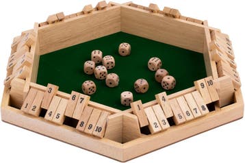 Shut the Box - 6 personen | Longfield - Dobbelspellen, Verzenden, Nieuw