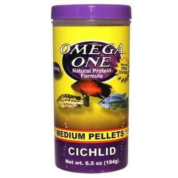 Omega One Medium Cichlid Pellets 6.5oz (184Gr.), Ophalen of Verzenden, Nieuw