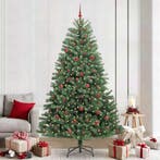 vidaXL Kunstmatige Inklapbare Kerstboom Groen 240 cm PVC en, Verzenden, Nieuw