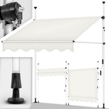 Klemluifel - Balkon luifel - Verticale luifel - 250 cm - Bei, Verzenden, Zo goed als nieuw