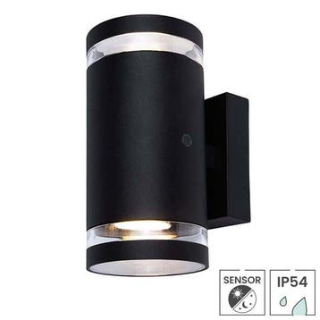 Buitenlamp met sensor Avila | Schemersensor | GU10 fitting |, Verzenden, Minder dan 50 watt, Wandlamp, Nieuw