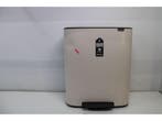 Brabantia Bo Prullenbak - 2 x 30 liter - Afvalscheiding -, Verzenden, Zo goed als nieuw