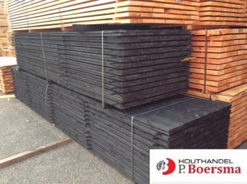 Potdekselplanken | 25x180 | Zwart | goedkoopste, Doe-het-zelf en Verbouw, Hout en Planken, Geïmpregneerd, Minder dan 25 mm, Nieuw