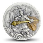 Niue. 5 Dollars 2020 2 oz $5 NZD Niue Silver The Battle God