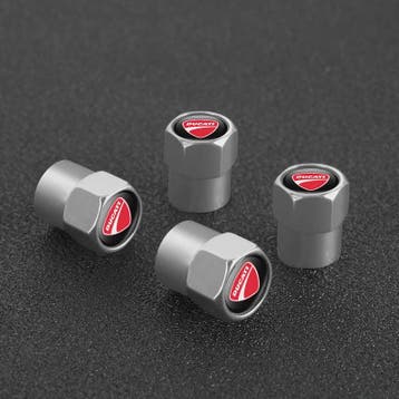 4x Aluminium Ventieldopjes voor Ducati - Stofvrij & Stijlvol, Motoren, Verzenden, Nieuw