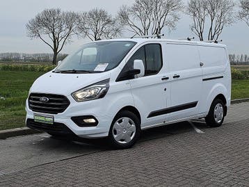 Ford Transit Custom 320 2.0 L2H1, Stof, Gebruikt, Zwart, Wit