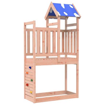 vidaXL Speeltoren Bruin 110,5 x 52,5 x 215 cm Massief, Verzenden, Nieuw