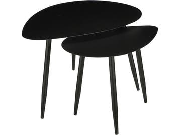 Mica Decorations Bijzettafel - Set van 2 - Druppelvormig -, Huis en Inrichting, Tafels | Bijzettafels, Verzenden, Nieuw