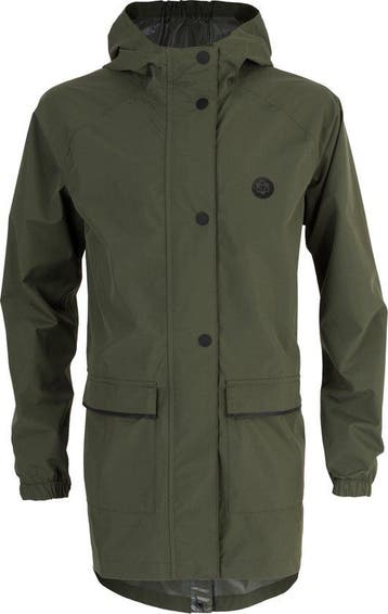 AGU GO Parka Kids Regenjas Essential - Groen - 140 - Meisjes, Verzenden, Nieuw