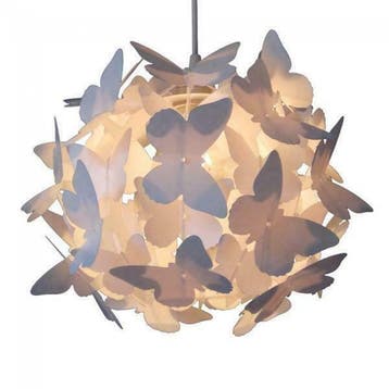 Kinderlamp vlinders, Verzenden, Nieuw, Kunststof, Minder dan 50 cm